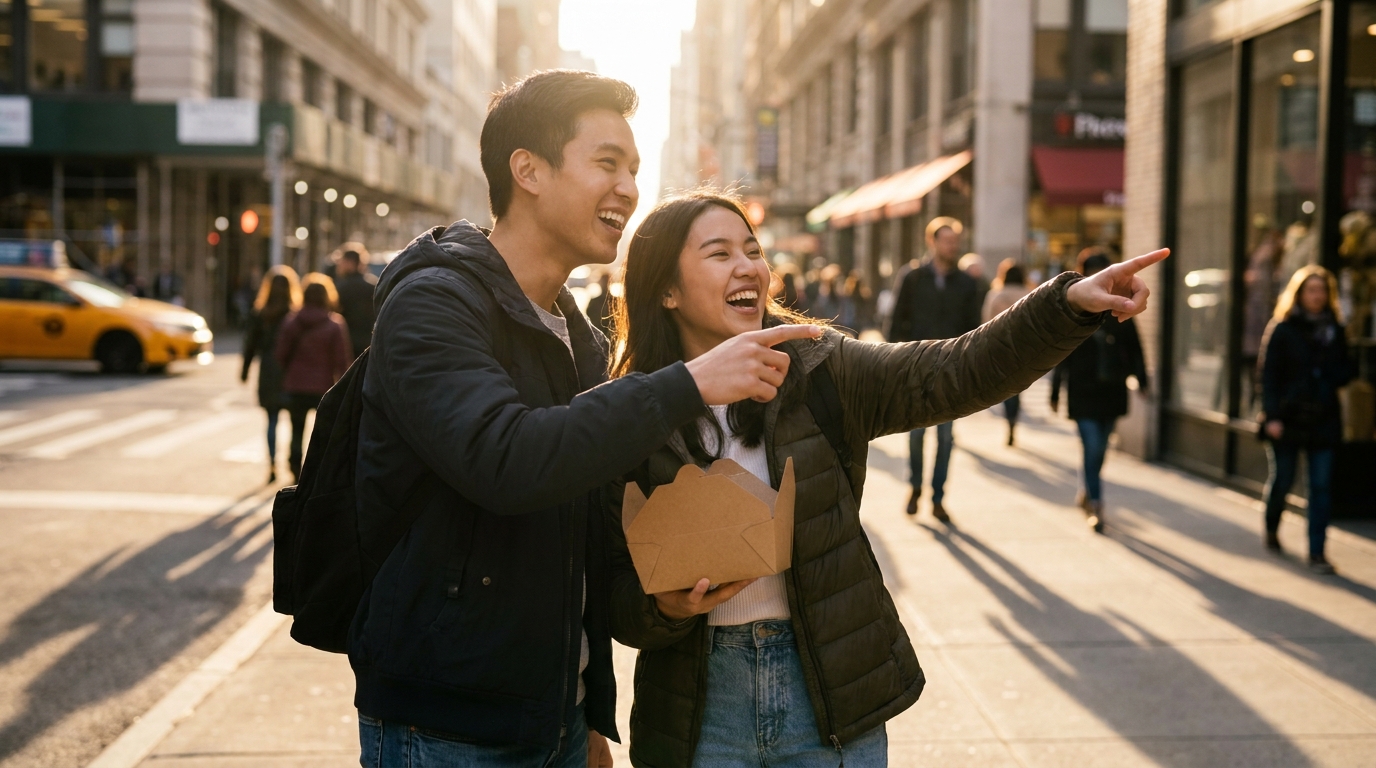 แผนที่อาหารชาติพันธุ์ NYC: Chinatown, Koreatown, Jackson Heights และ Little Italy