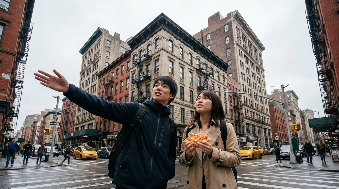 NYC ピザ深掘り：歴史、スタイル、描写スピーキングの素材