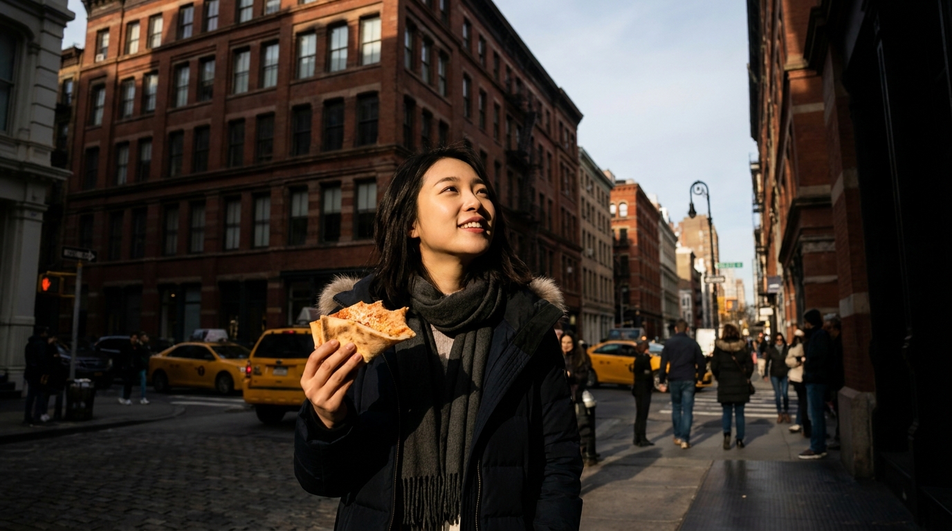 NYC 피자 심층 탐구: 역사, 스타일, 그리고 묘사 말하기 소재