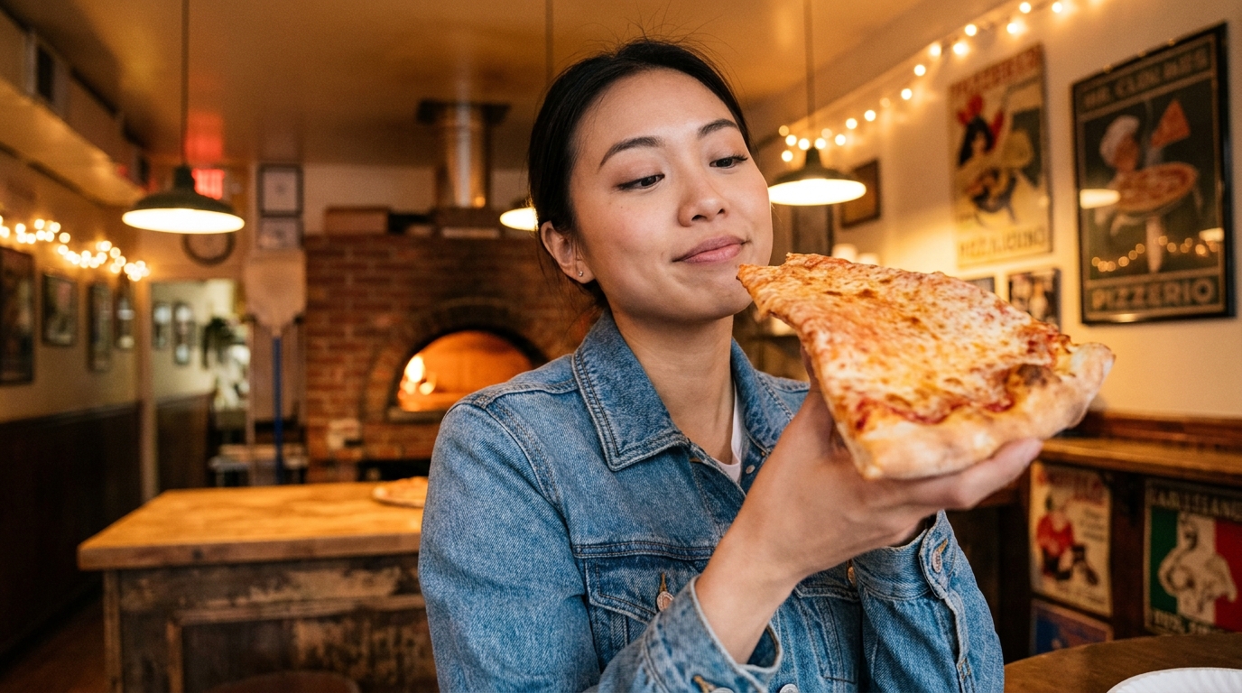 Đi sâu vào NYC Pizza: Lịch sử, phong cách và tư liệu luyện nói mô tả