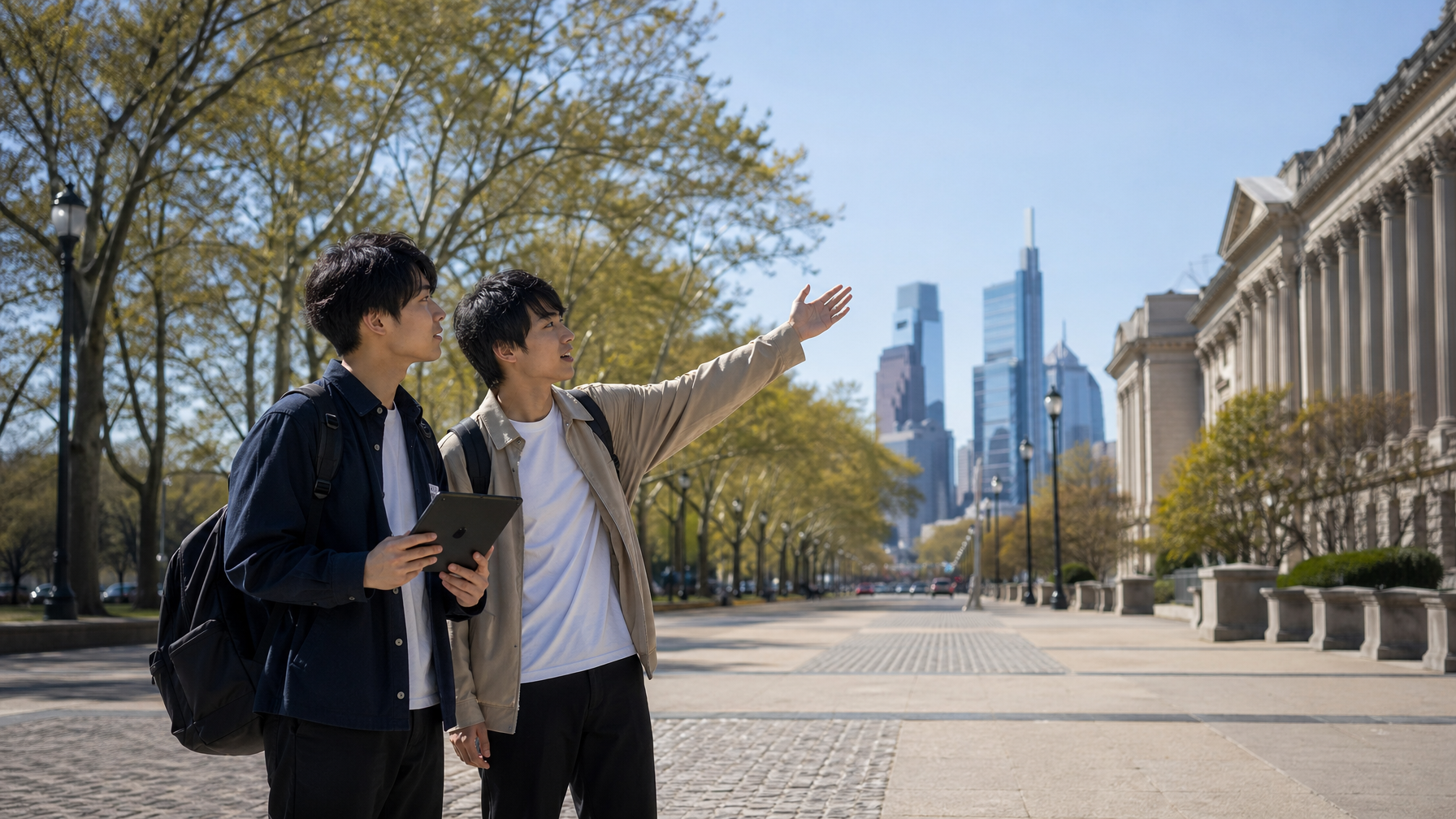 フィラデルフィアの美術館・博物館：Philadelphia Museum of Art、Barnes Foundation、Rodin Museum、Mütter、そしてBenjamin Franklin Parkway沿いのクラスター