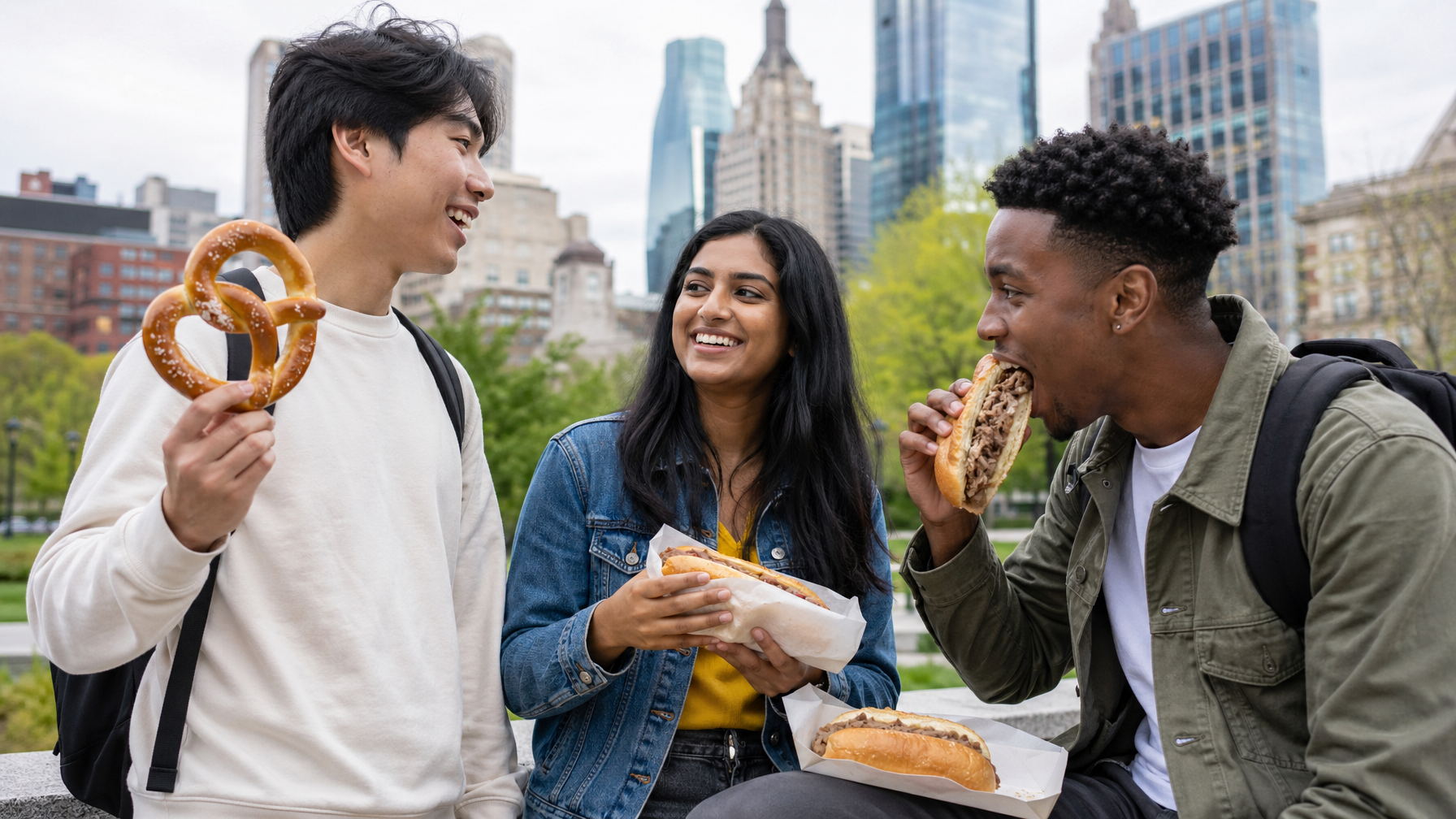 Philly Cheesesteak, Roast Pork Sandwich, and Soft Pretzel: The Three Foods That Define Philadelphia for International Students