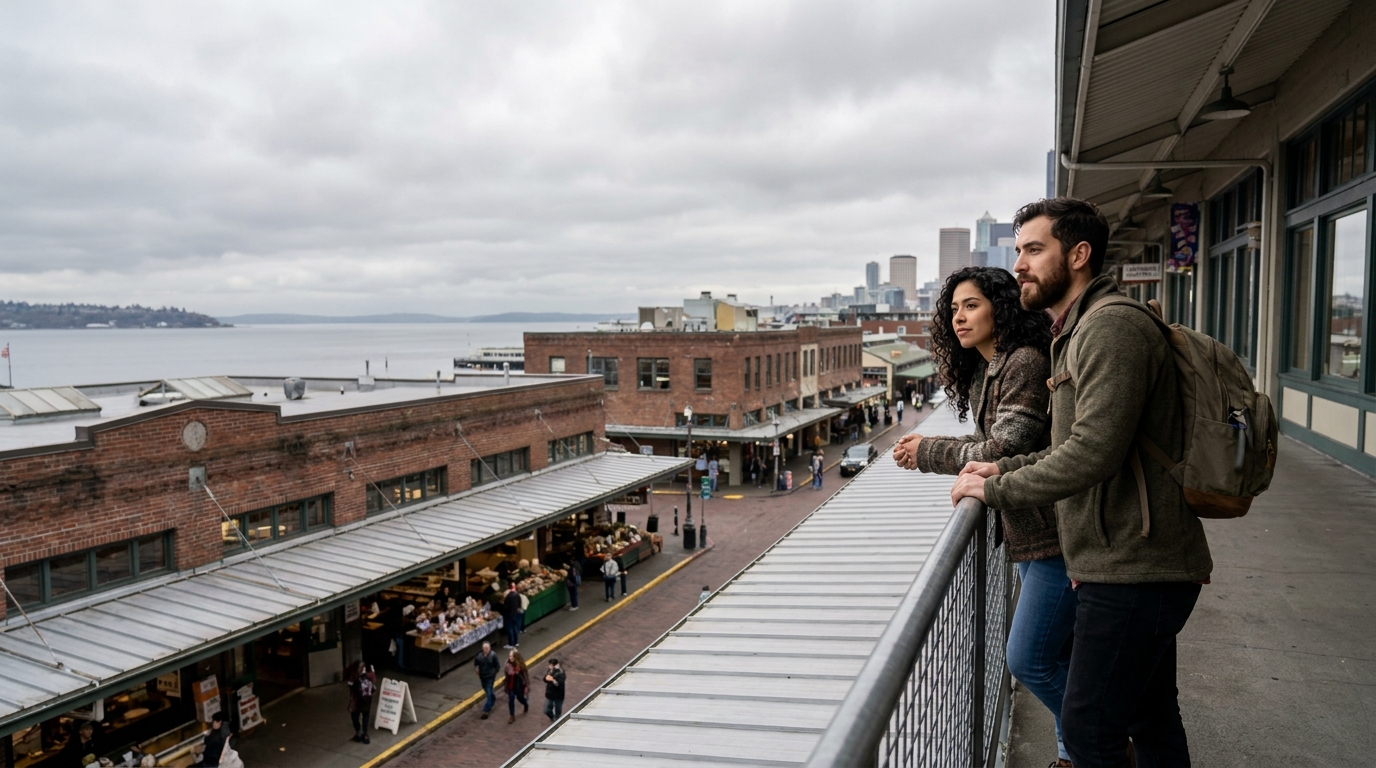 Pike Place Market y la fiebre del oro del Klondike: el momento fundacional de Seattle en 1897 para TOEFL Reading
