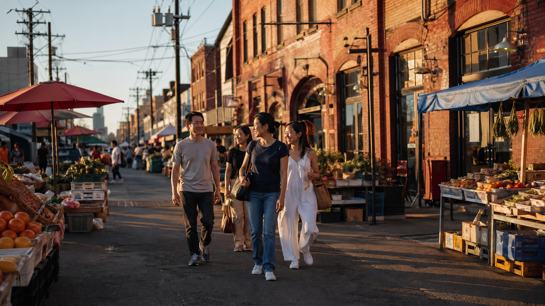 แผนที่อาหารชาติพันธุ์ของพิตต์สเบิร์ก: Strip District, Lawrenceville, Squirrel Hill และ Bloomfield