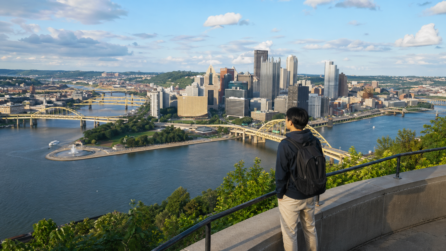 Tiga Sungai dan 446 Jembatan: Bagaimana Geografi Pittsburgh Membentuk Kotanya