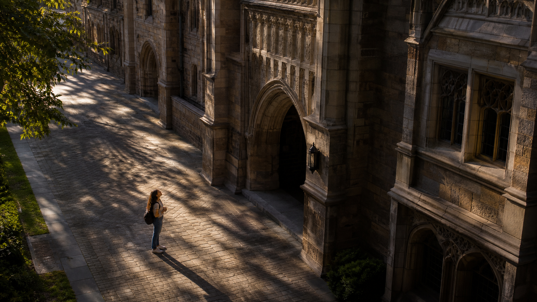 ¿Puedes leer el campus de Princeton como un tour de arquitectura?