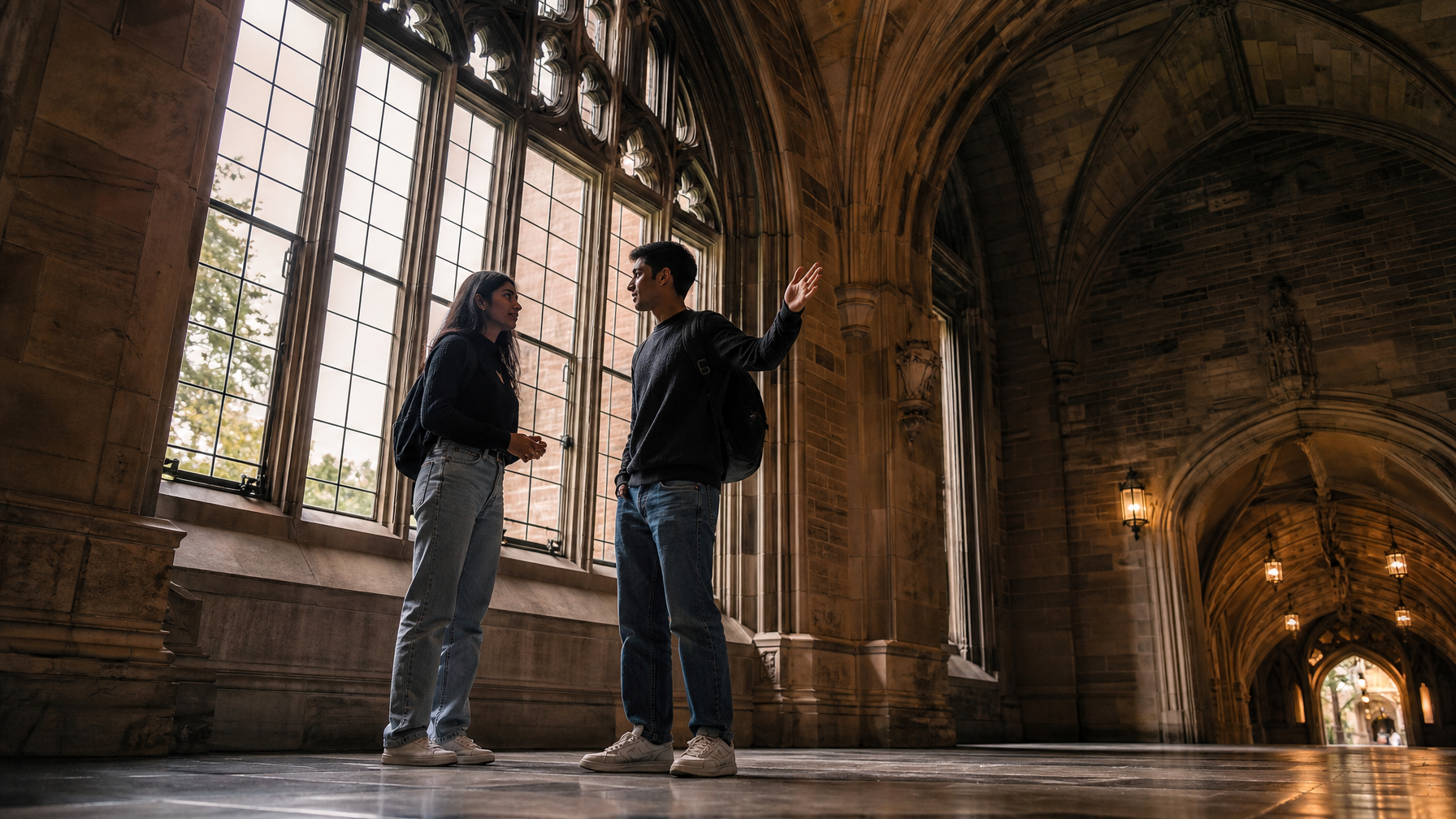 क्या आप Princeton के Campus को एक Architecture Tour की तरह पढ़ सकते हैं?