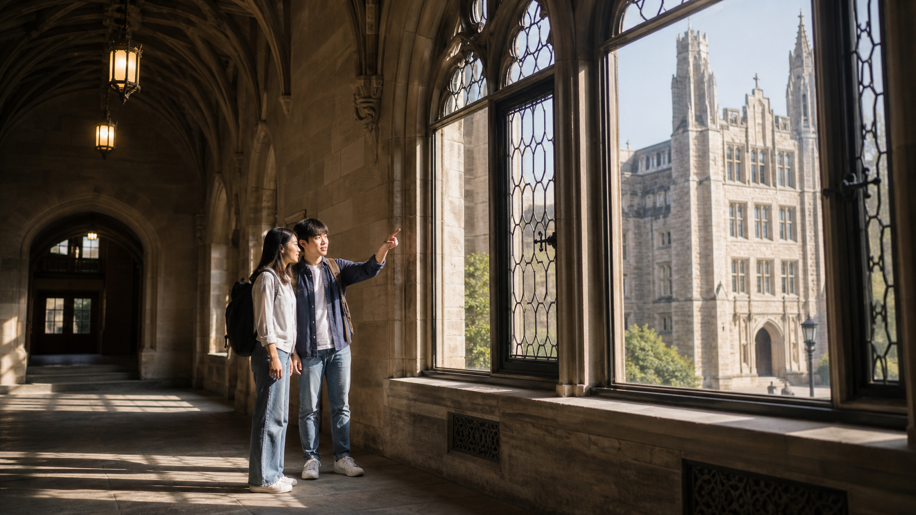 Bạn có thể đọc khuôn viên Princeton như một tour kiến trúc không?