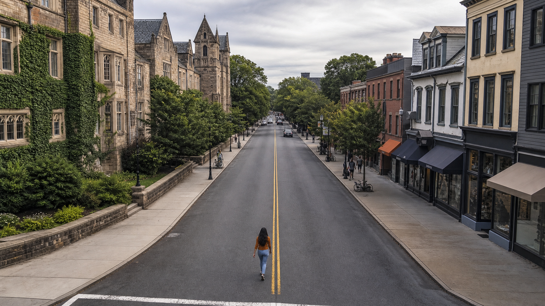 Princeton University पूरे शहर को कैसे आकार देती है?
