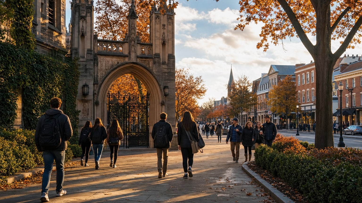 How Does Princeton University Shape the Whole Town?