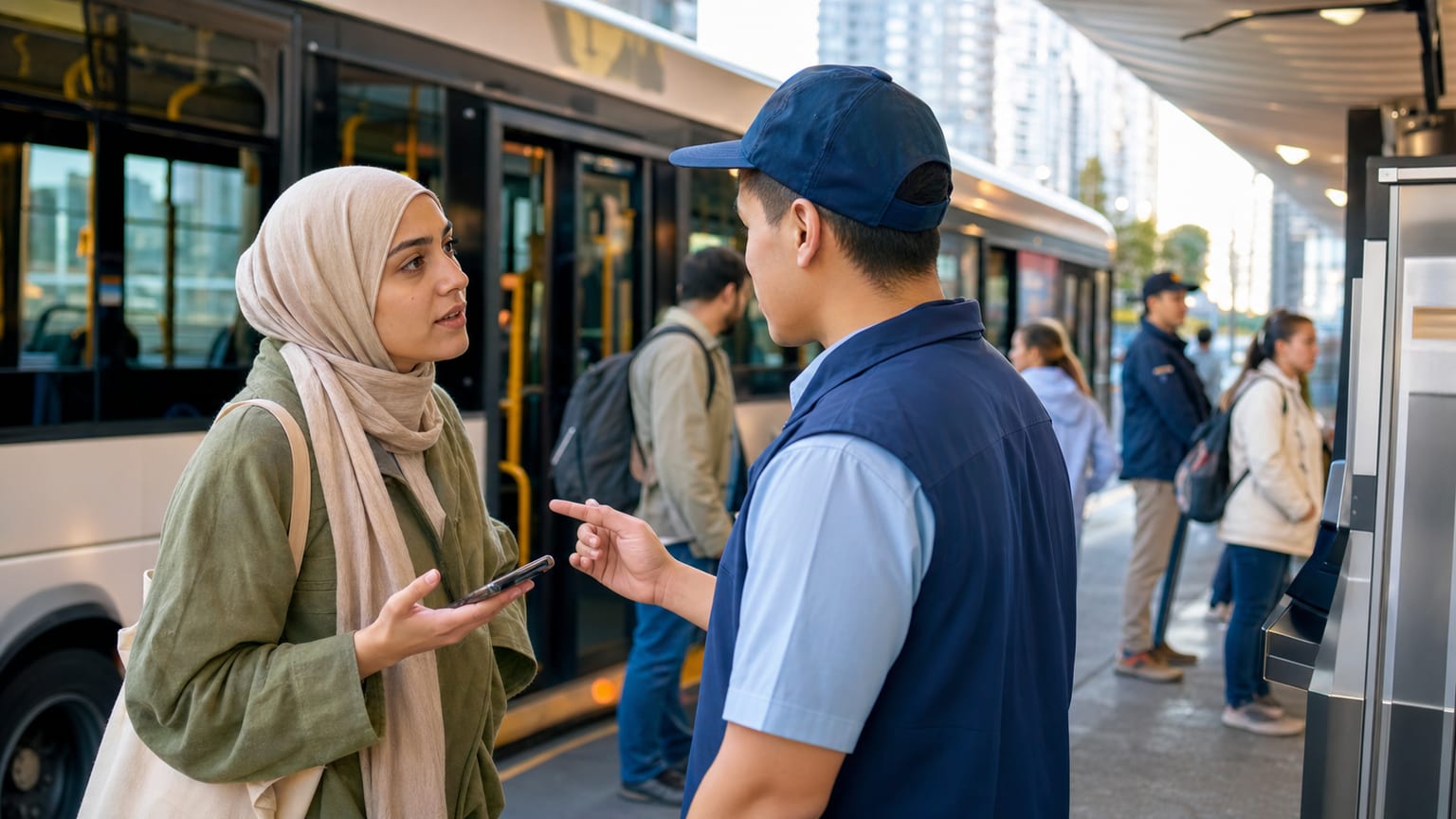 إنجليزية المواصلات العامة في الولايات المتحدة