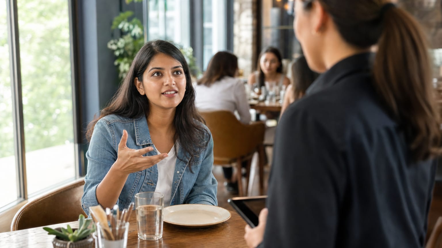 अमेरिकी रेस्तराँ में ऑर्डर देने, पूछने, और भुगतान करने के लिए आपको कौन-सी अंग्रेज़ी चाहिए?