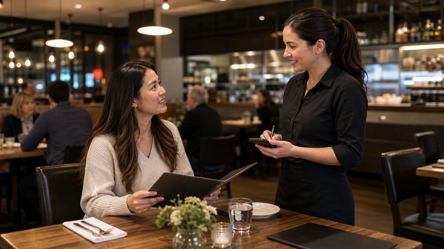 What English Do You Need to Order, Ask, and Pay at a U.S. Restaurant?