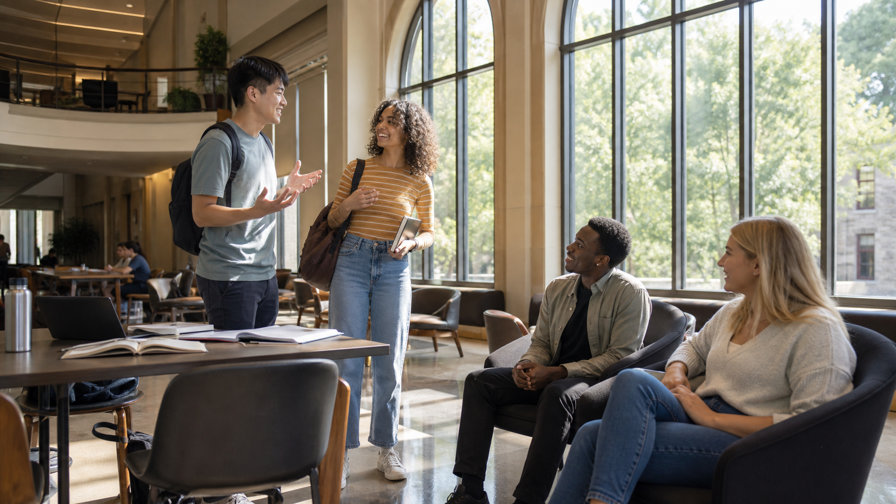 Como as famílias devem visitar a Saint Louis University no Midtown de St. Louis?