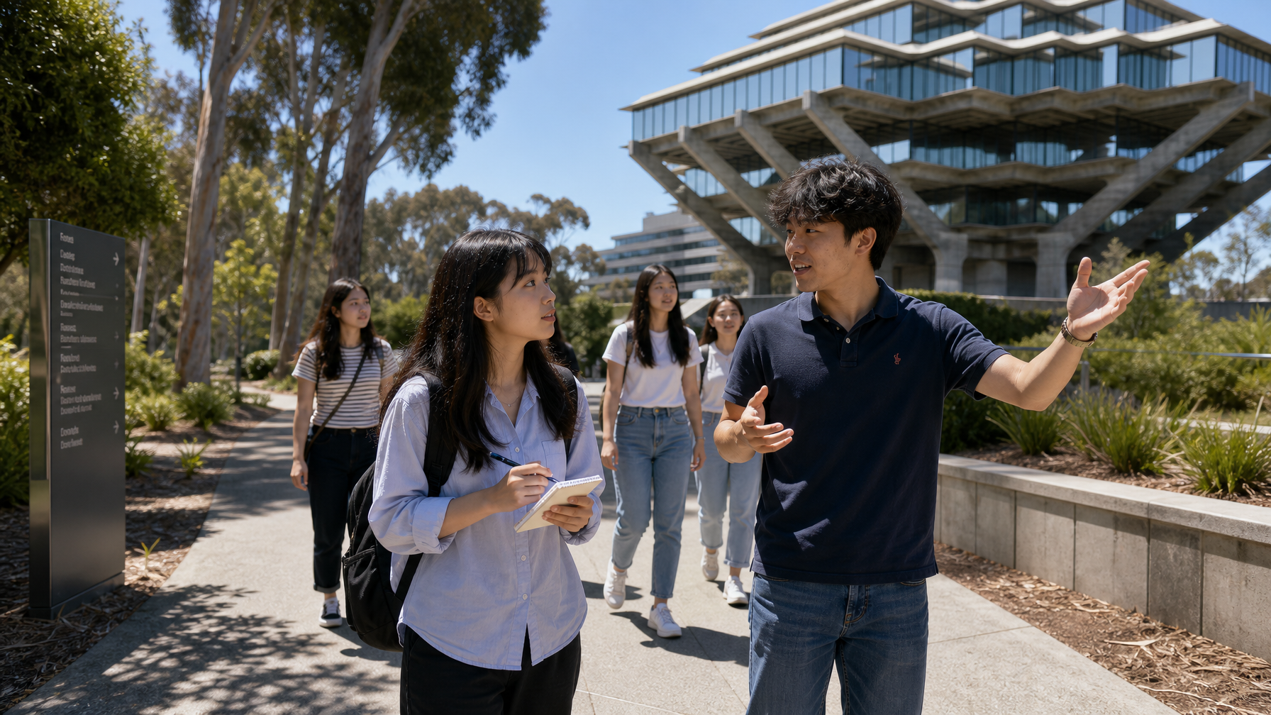哪些英語問題能讓你在聖地牙哥校園參訪中問到更多?