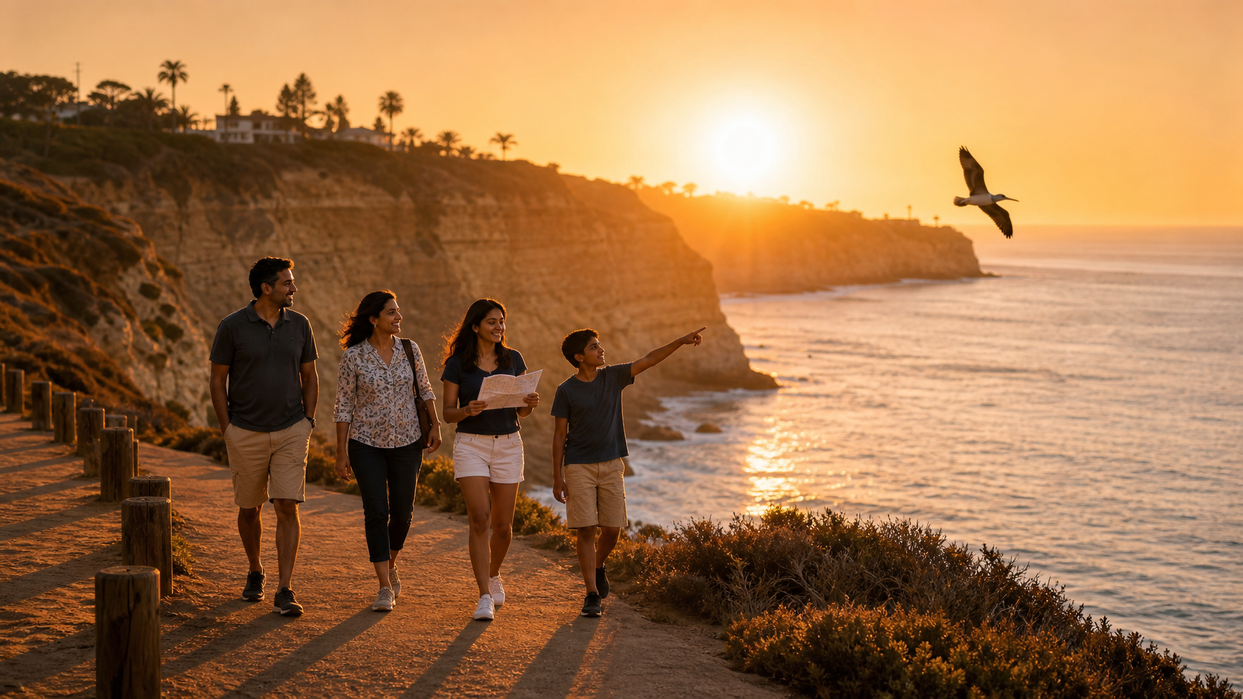 परिवारों को San Diego में पाँच Study-Travel दिनों की योजना कैसे बनानी चाहिए?