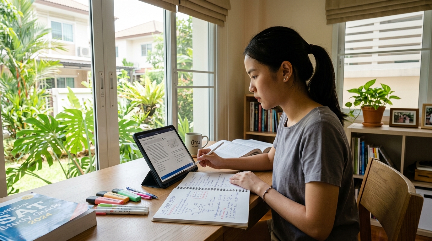 อธิบายทุกประเภทคำถาม SAT: การแบ่งรายละเอียด Reading, Writing และ Math