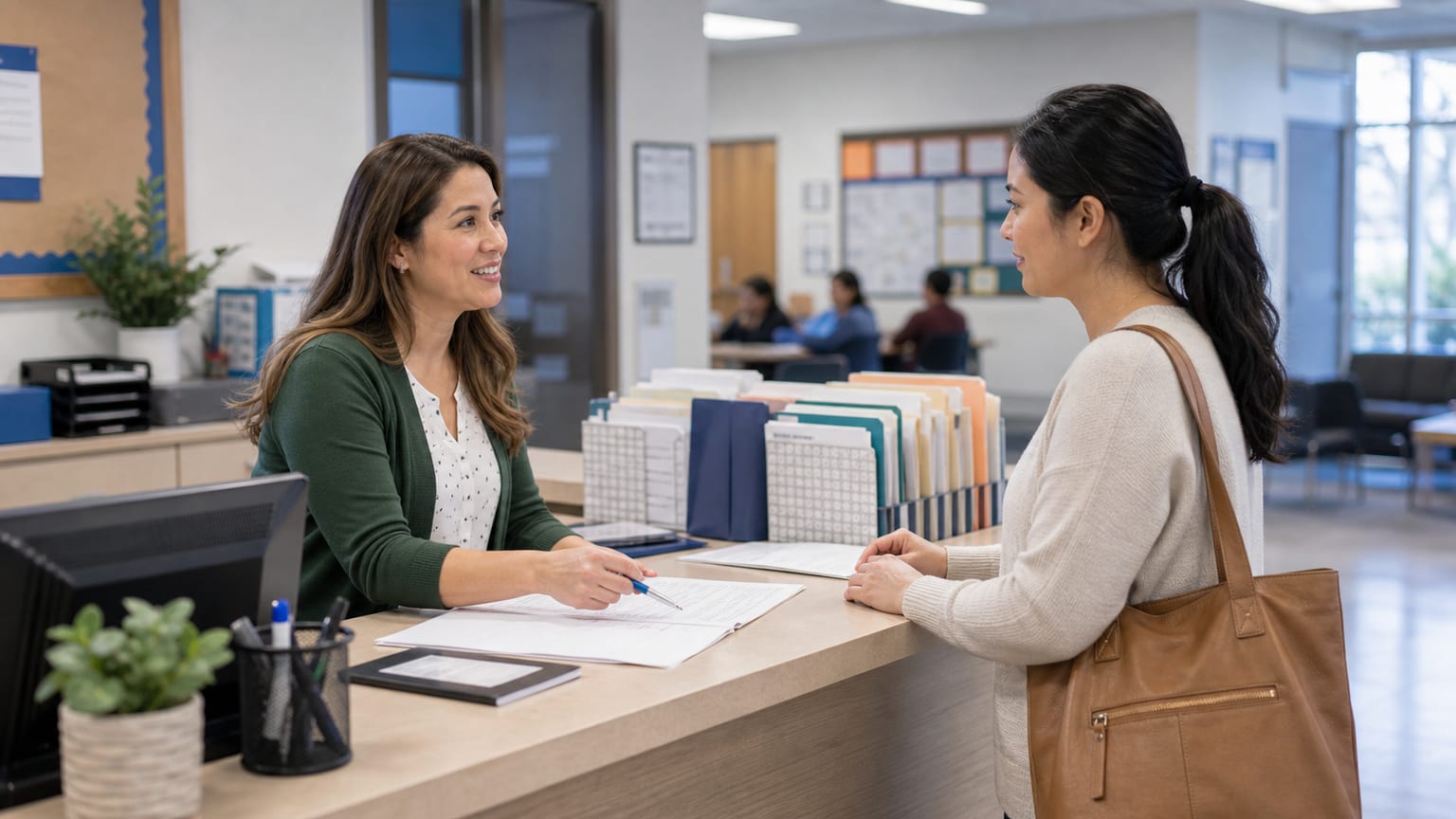 School Office English in the U.S.: Enrollment, Records, and Front-Desk Talk