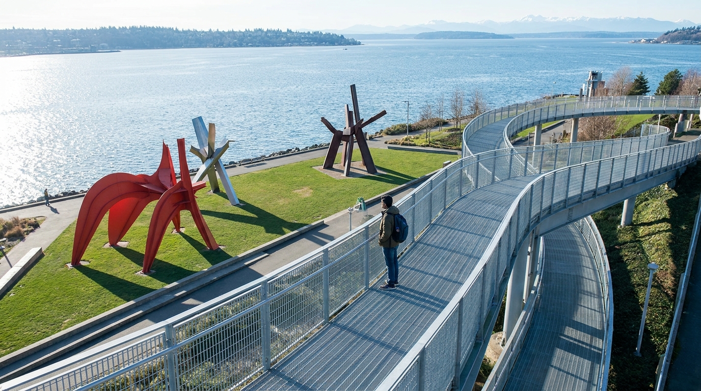 Seattle के Museums: SAM, Chihuly Garden, MoHAI, Olympic Sculpture Park, और Museum of Flight