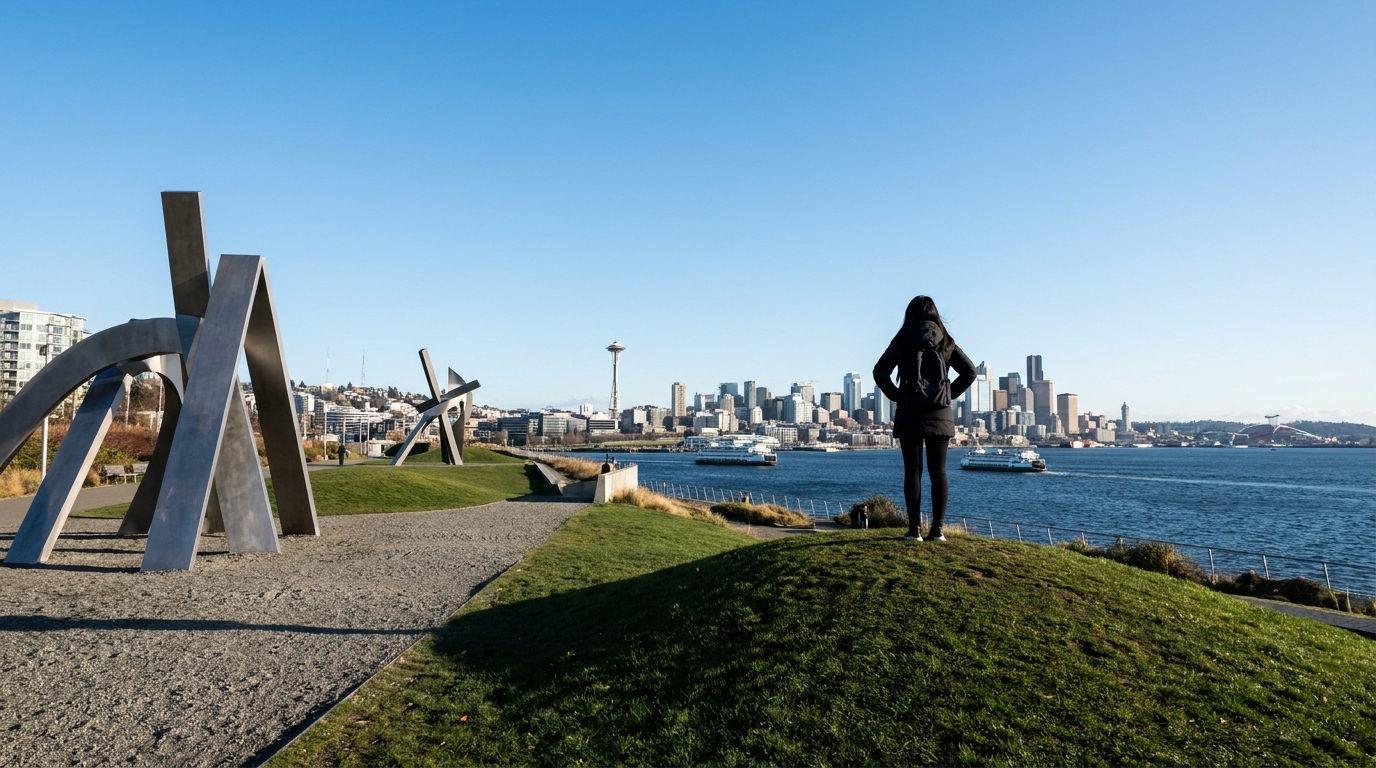 Seattle 博物館群：SAM、Chihuly Garden、MoHAI、Olympic Sculpture Park 與 Museum of Flight