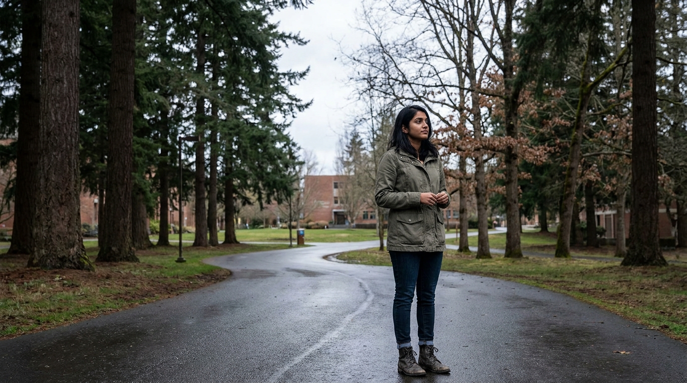 Seattle Seasons और Campus Visit Timing: Rain का भ्रम, UW Cherry Blossoms, सूखा Summer, और अँधेरा Winter