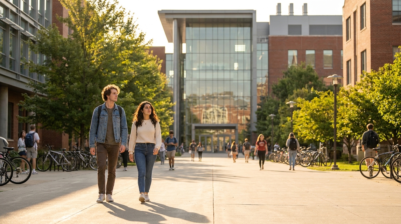 Carte des universités de Seattle : UW, Seattle U, Cornish, Bellevue College et le pôle du Pacific Northwest