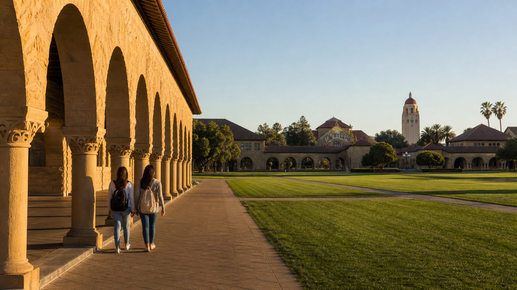 ทำไมวิทยาเขต Stanford จึงรู้สึกเหมือนเมืองเฉพาะของตัวเอง?