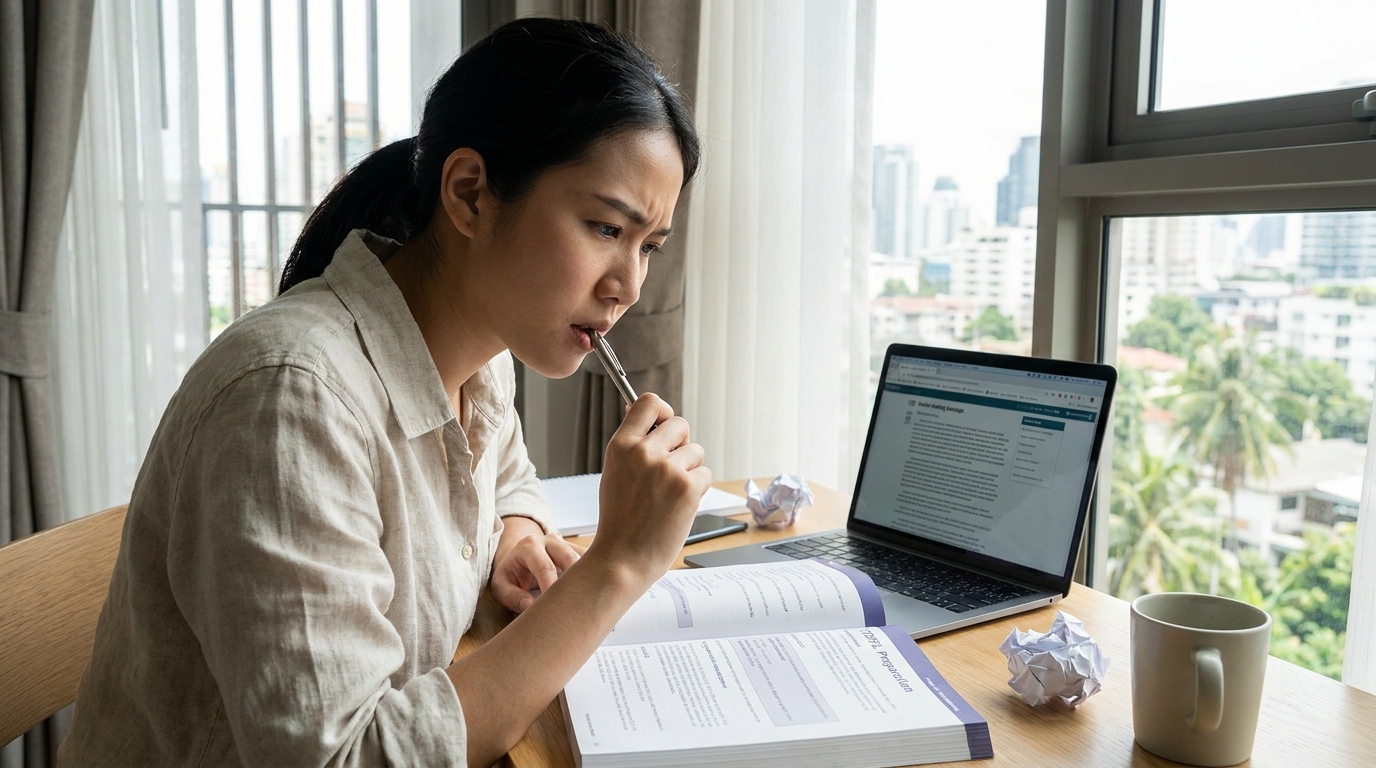 จะหลีกเลี่ยงการคิดมากเกินไปกับข้อสอบ Inference ใน TOEFL 2026 ได้อย่างไร?