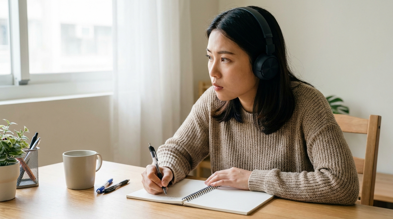 TOEFL 聽力考試中,最有效的筆記方法是什麼?