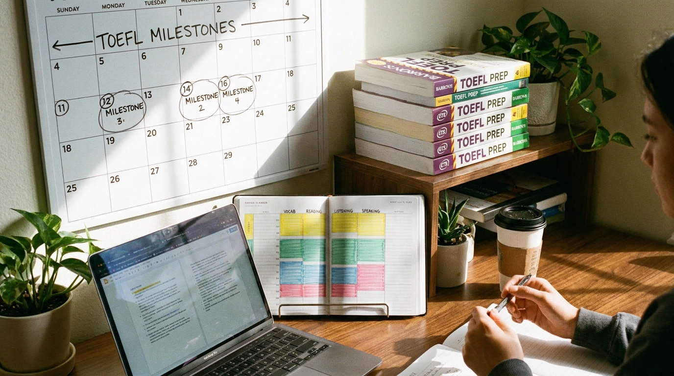 考 TOEFL iBT 2026 需要幾耐先準備得到?
