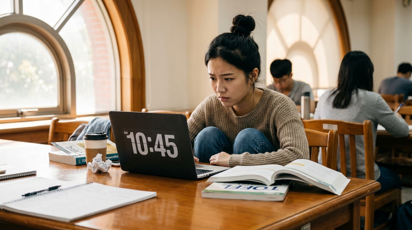 如何在 TOEFL 閱讀測驗中準時作答完畢？