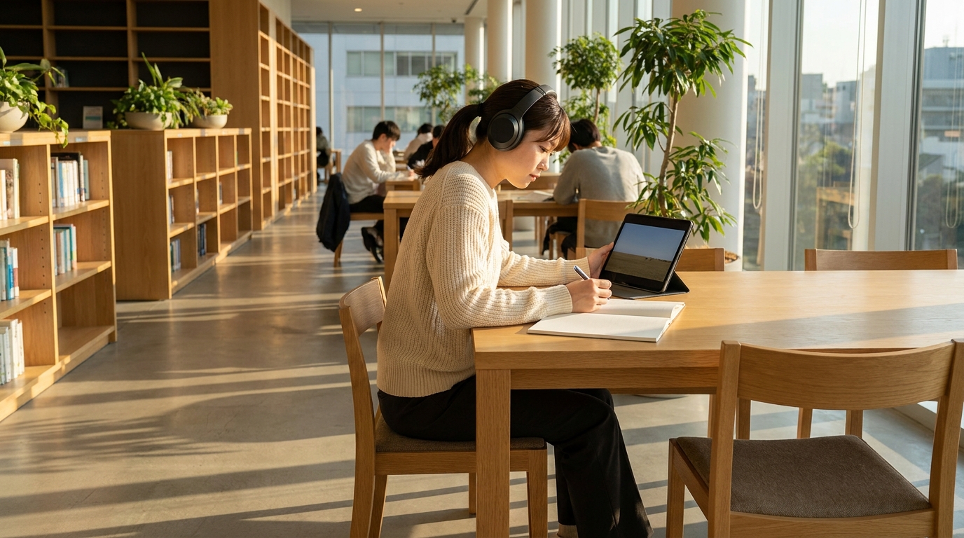 TOEIC Part 1 写真描写問題:6 問のウォームアップとその 3 大誘導パターン