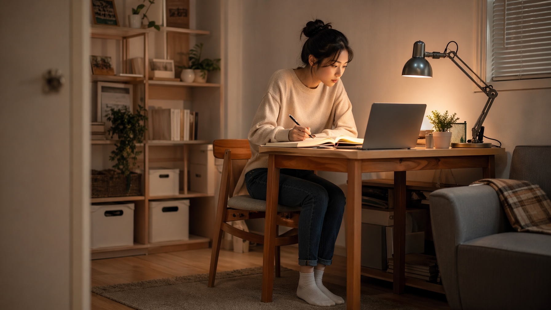 TOEIC Writing Q1-5 사진 기반 문장: 키워드 두 개, 문장 하나, 각 96초