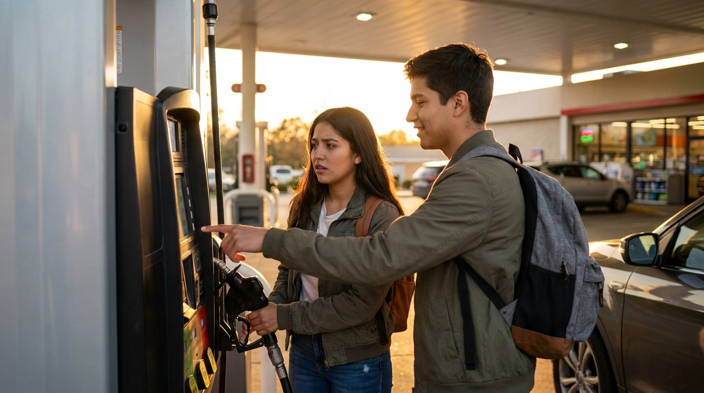 Gasolineras en EE.UU. — Una guía de supervivencia sorprendentemente útil