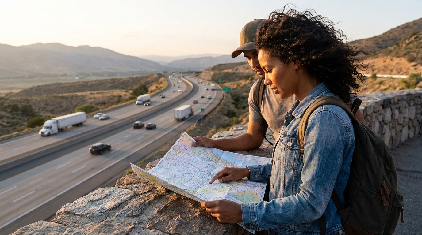 Entendendo o sistema de rodovias dos EUA — Interstates, rotas estaduais e pedágios