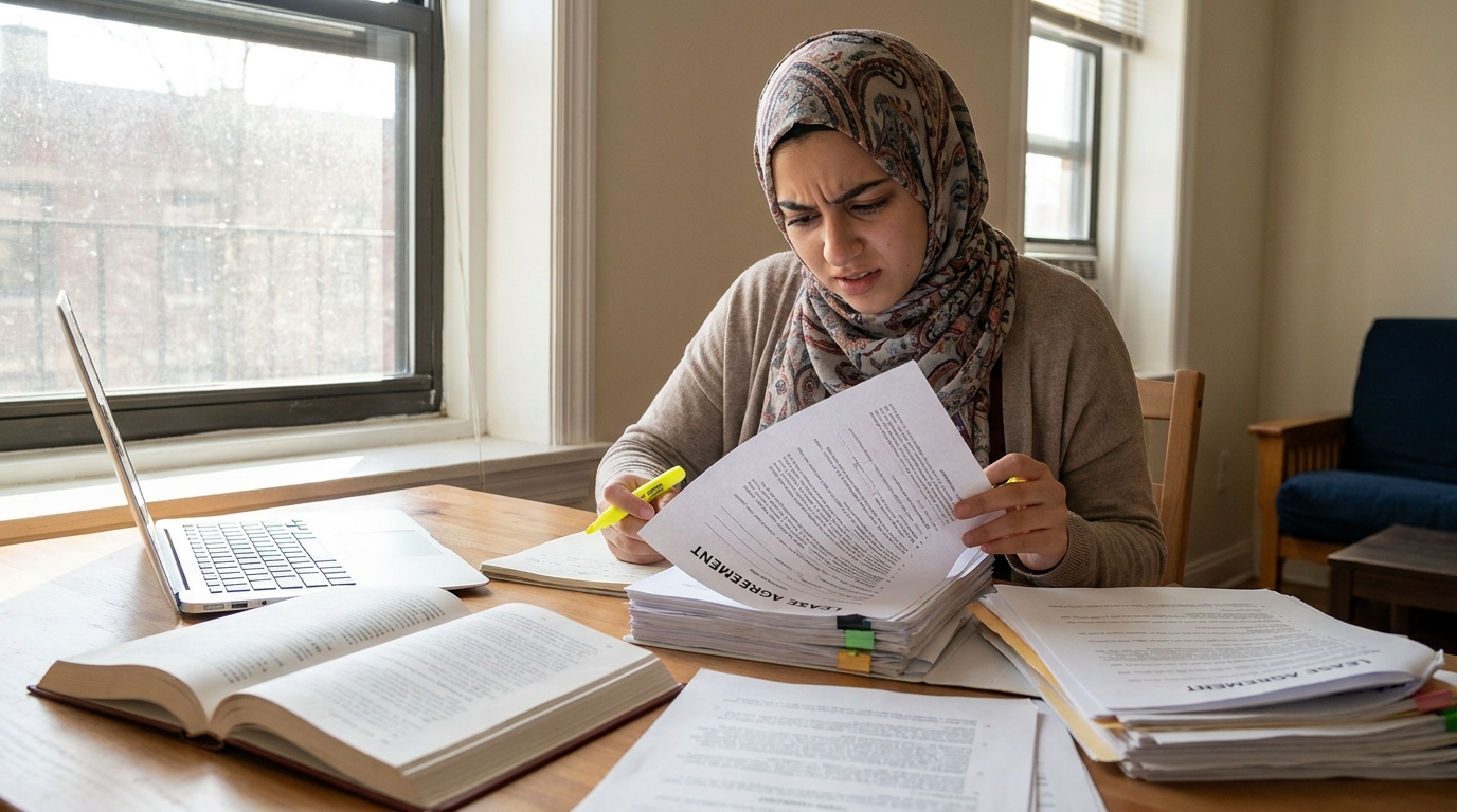 فهم عقد الإيجار الأمريكي — الرسوم الخفية والحقوق والأخطاء الشائعة