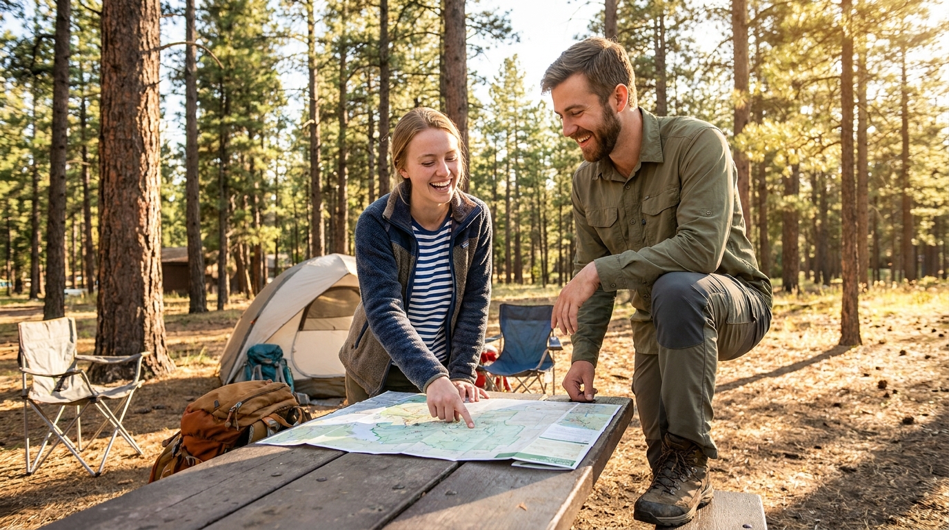 Camper dans les parcs nationaux américains — De la tente au glamping avec un budget étudiant