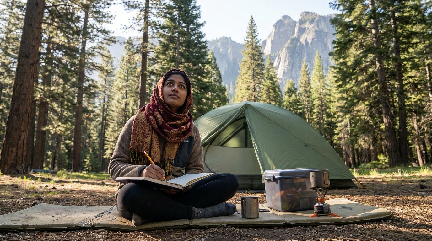 अमेरिकी राष्ट्रीय उद्यानों में कैम्पिंग — टेंट से ग्लैम्पिंग तक, छात्र बजट गाइड