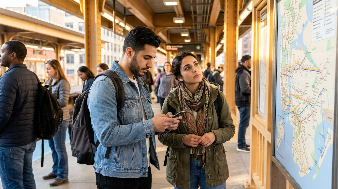 النقل العام في أمريكا — دليل المدن للطلاب