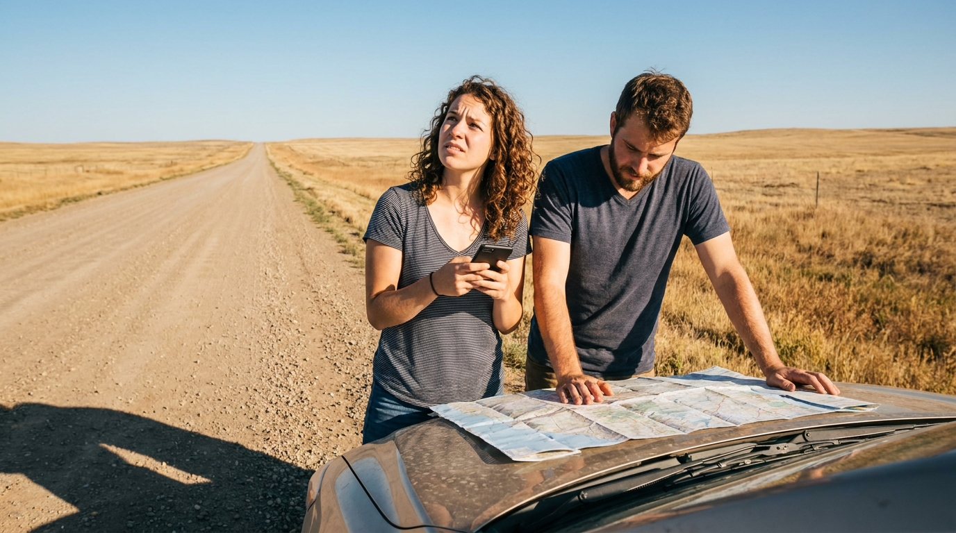 Rester connecté dans l'Amérique rurale — Couverture, Wi-Fi et survie hors ligne