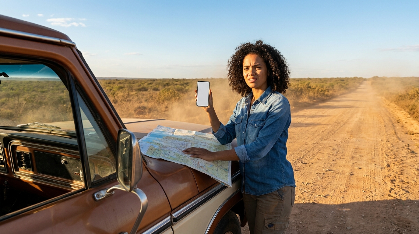 Ficar conectado na América rural — Cobertura, Wi-Fi e sobrevivência offline