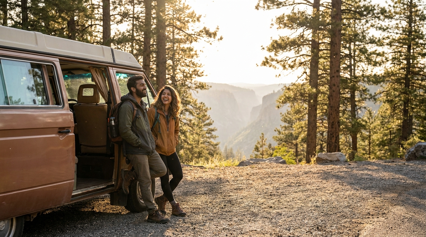 अमेरिका में RV और कैम्परवैन यात्रा — क्या छात्रों के लिए फ़ायदेमंद है?