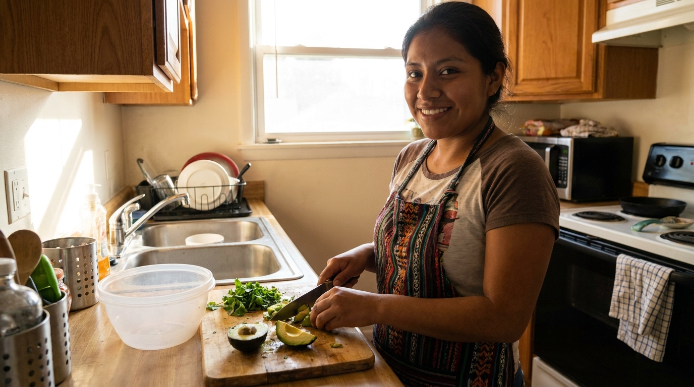 Cocinar en tu departamento en EE. UU. — Meal prep, básicos de cocina y recetas para estudiantes con nostalgia