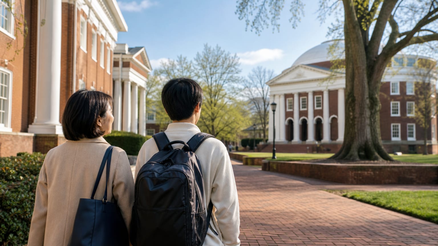 留学生家族はバージニア大学をどう訪問し、どう評価すべきか?
