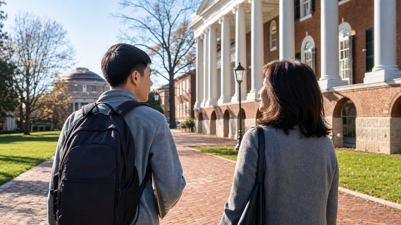 Bagaimanakah Keluarga Antarabangsa Patut Melawat dan Menilai University of Virginia?