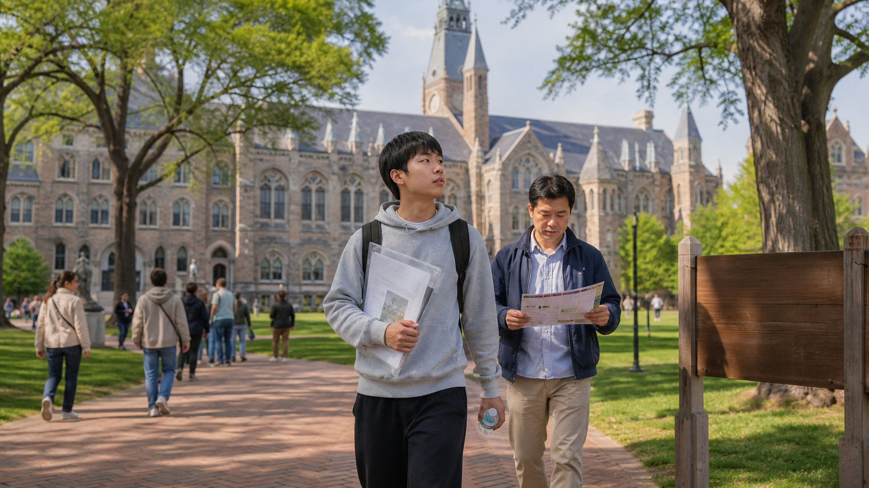 D.C. のキャンパス見学では実際に何を見るべき?