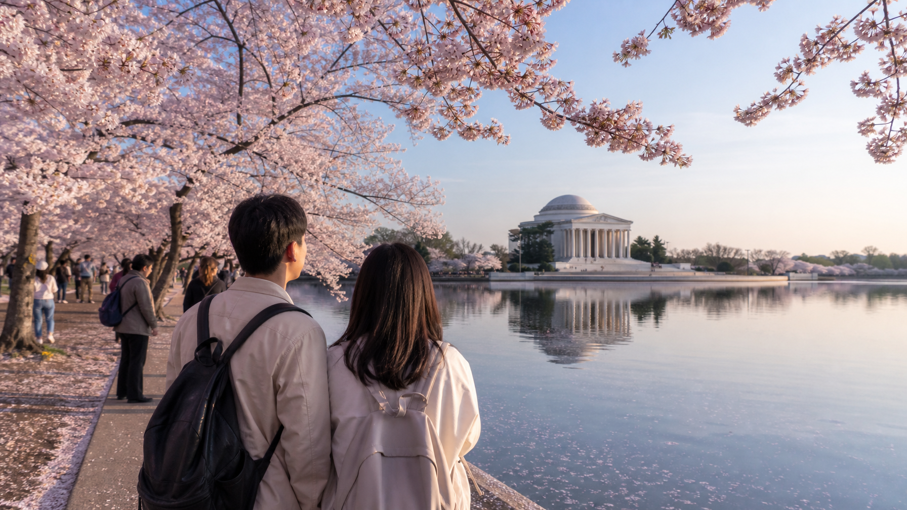 桜シーズンはワシントン D.C. のキャンパス見学に良い時期?