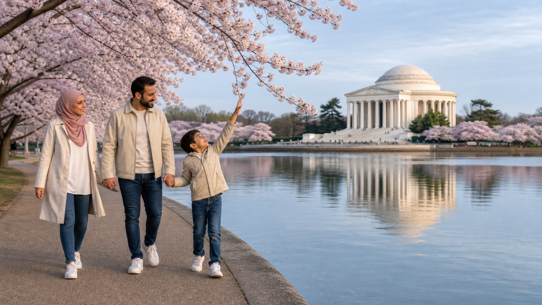 كيف تبدو Washington, D.C. عبر الفصول الأربعة؟