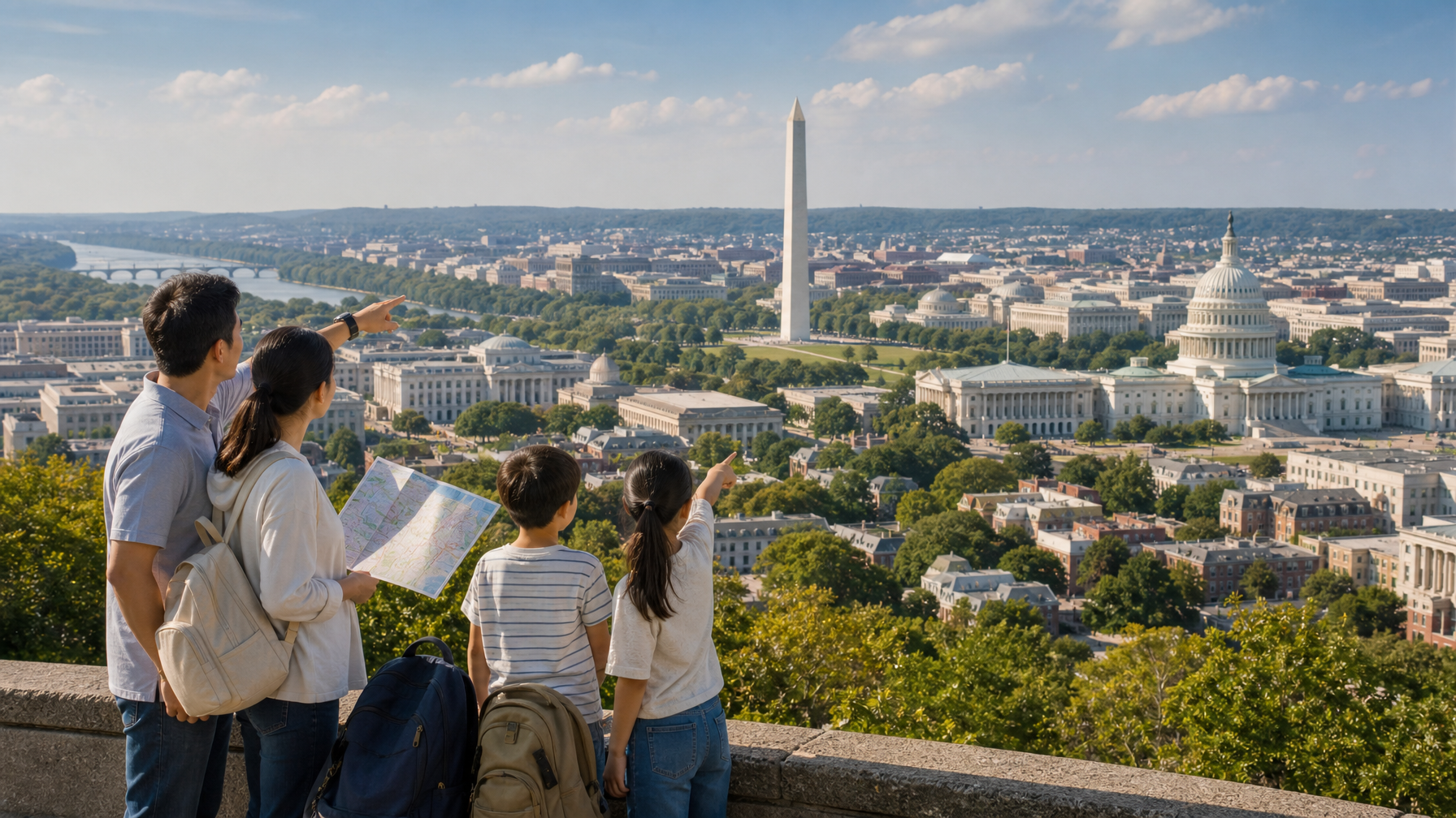Georgetown、GW、American、Howard とワシントン D.C. の大学群はどこにある?