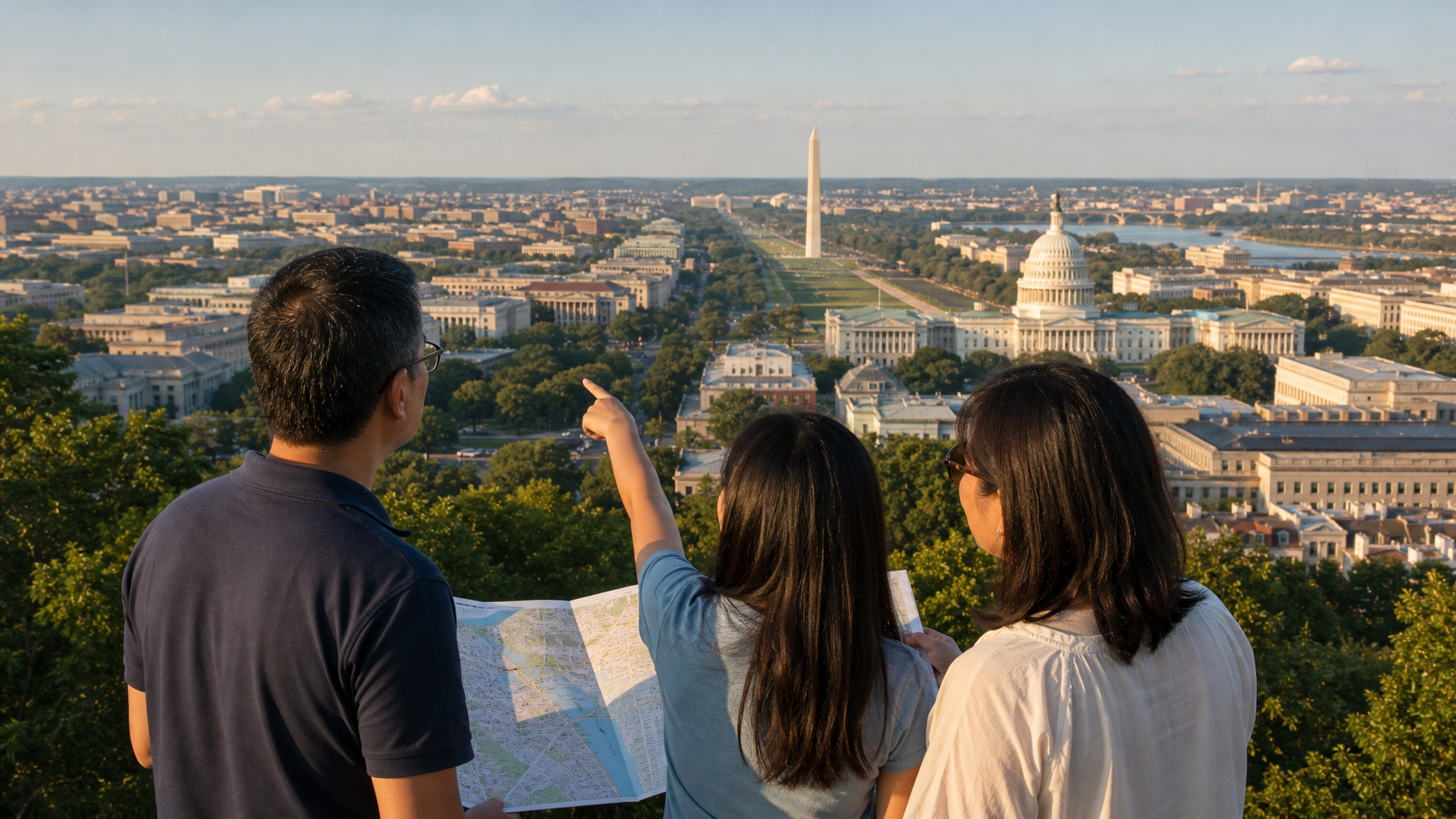 Georgetown、GW、American、Howard 與華盛頓特區大學群分別在哪裡?